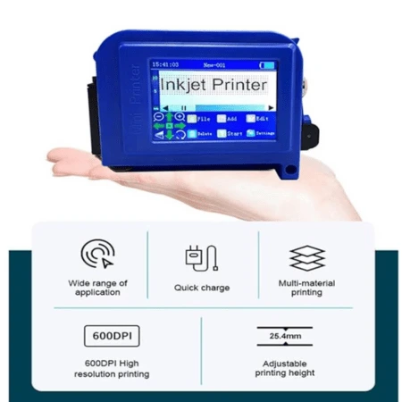 25.4mm Mini Inkjet Printer | 1-Inch Large Character Date Coding Machine view