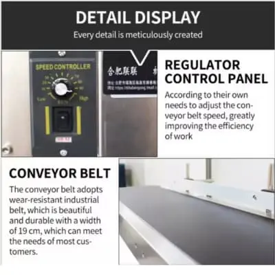 1.5m Stainless Steel Conveyor Belt for Inkjet Printers view