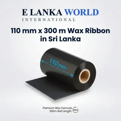 110 mm x 300 m Wax Ribbon in Sri Lanka view