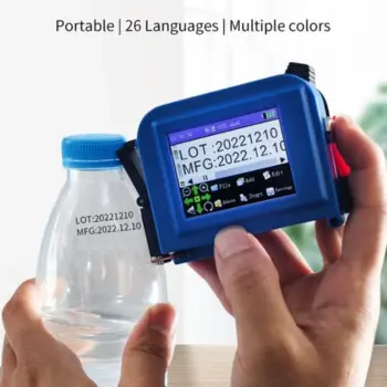 12.7mm Mini Inkjet Printer | Portable Expiry Date Coding Machine Sri Lanka view