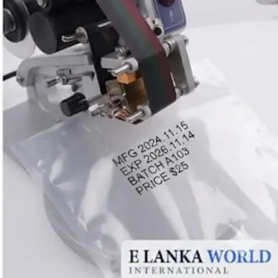 3 Line DY8 Ribbon Hot Foil Coding Machine view