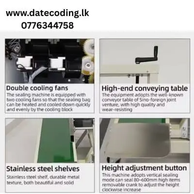 FR-1100V Heavy Duty Vertical Band Sealer | 30kg Capacity Industrial Sealer view