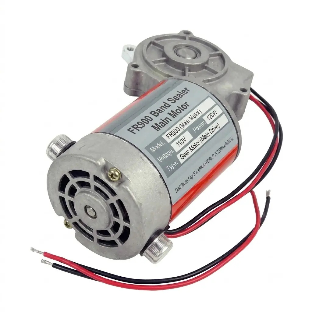 FR-900 Continuous Band Sealer Main Motor view