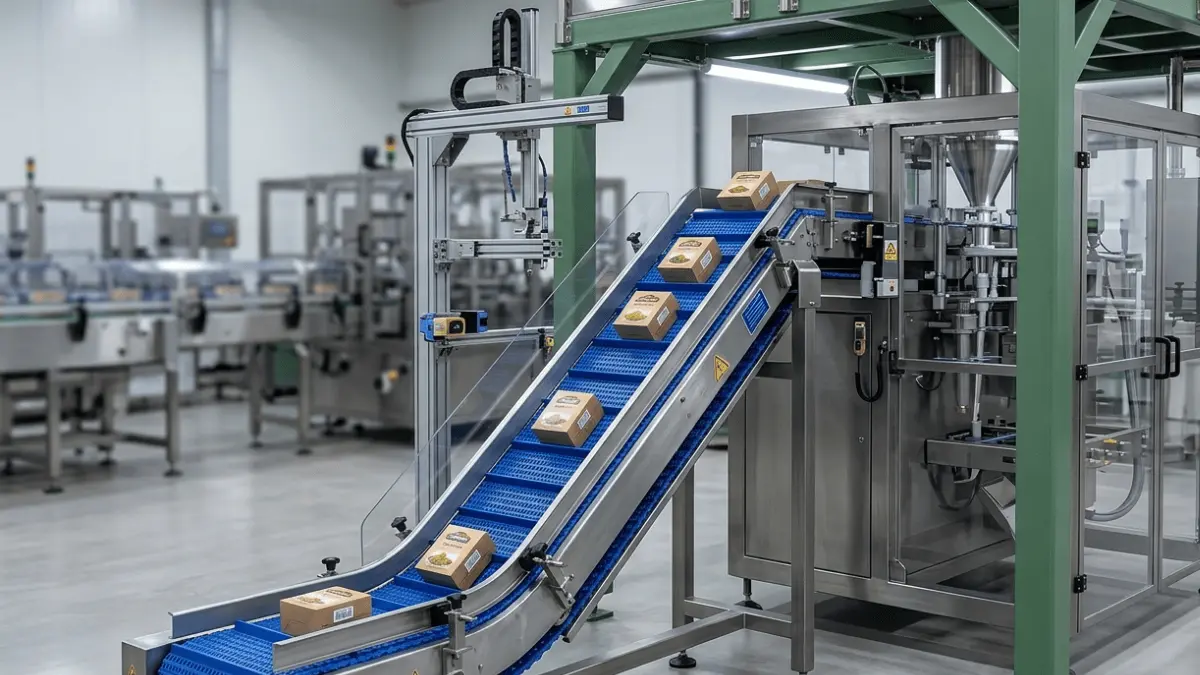 Customized Inclined Packaging Conveyor Units