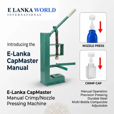 E-Lanka CapMaster Manual Crimp/Nozzle Pressing Machine | Best Price in Sri Lanka