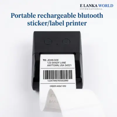 Portable Bluetooth Thermal Label/Sticker Printer view